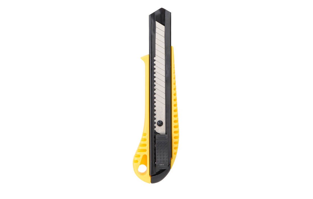 Deli Tools EDL003 SK5 sniccer kés 18mm (sárga)