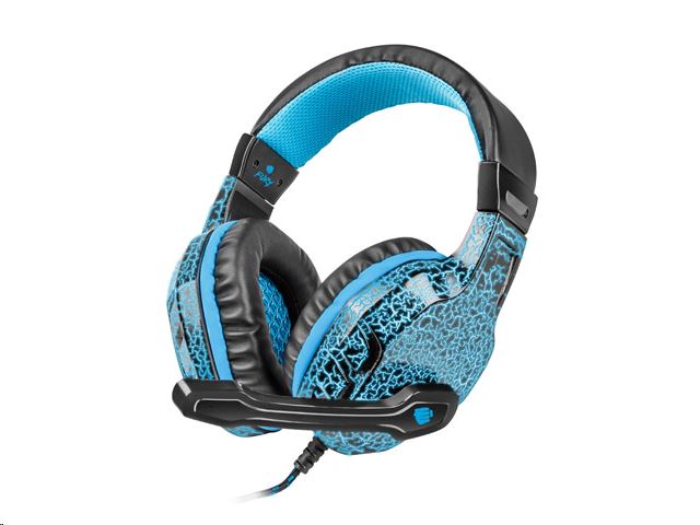 natec Fury Hellcat Gaming mikrofonos fejhallgató fekete-kék (NFU-0863) natec Fury Hellcat Gaming mikrofonos fejhallgató fekete-kék (NFU-0863)