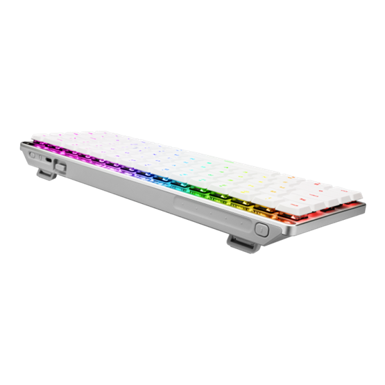  ASUS ROG Falchion RX Low Profile vezeték nélküli billentyűzet  Fehér HU  Piros 