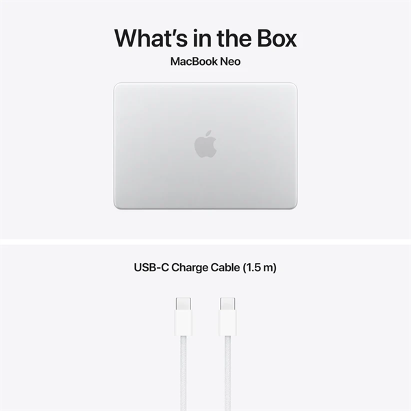 Apple Macbook NEO, 13" A18 PRO , 8GB/256GB -  Silver - HUN KB
