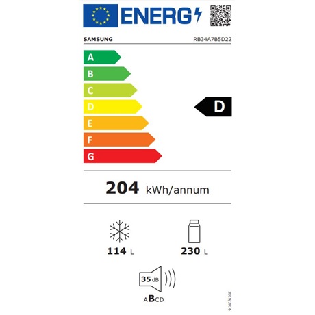 Samsung RB34A7B5D22/EF HŰTŐ ALULFAGYASZTÓS