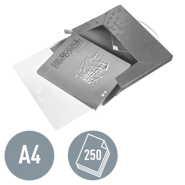 Leitz Wow Jumbo pp zöld gumis mappa