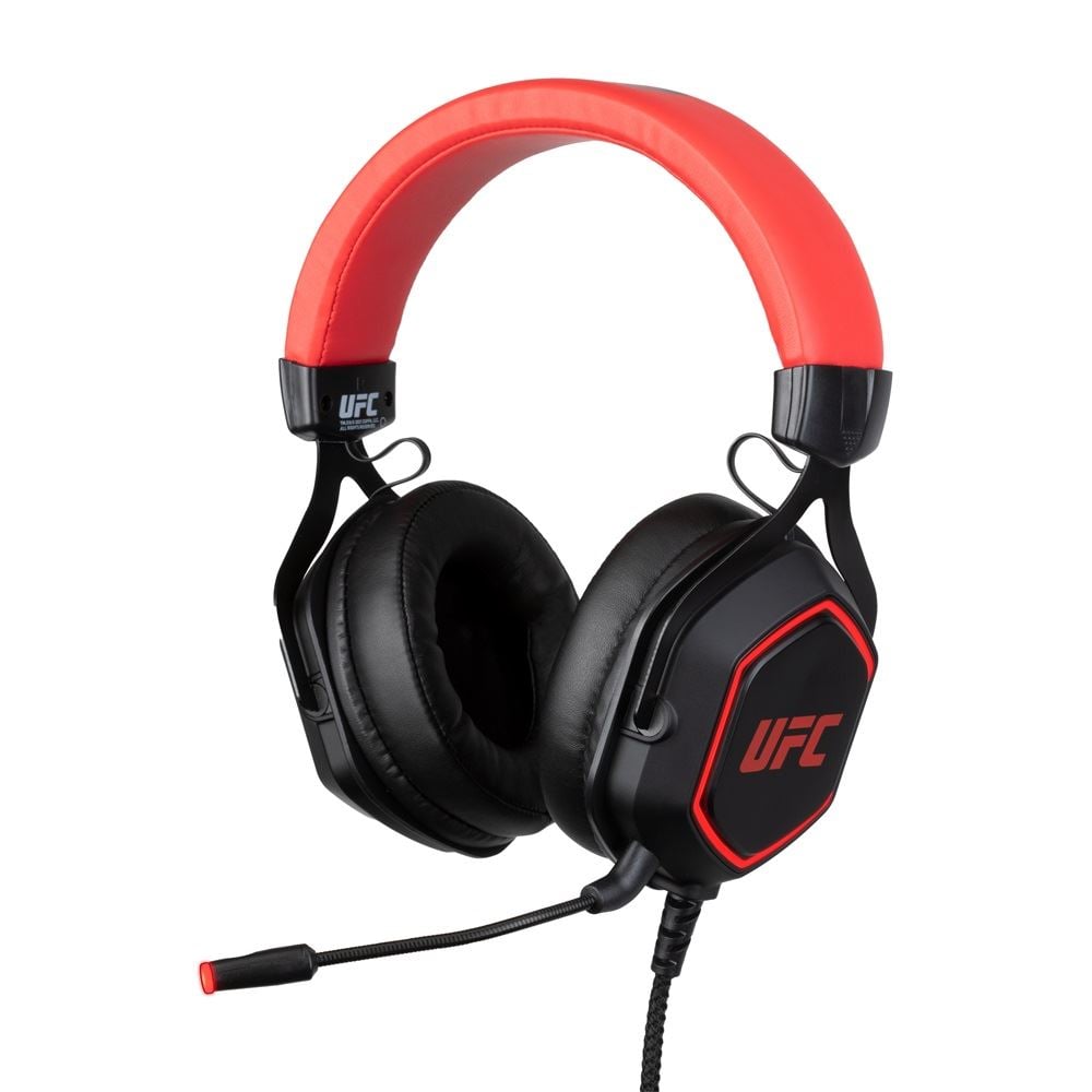 Konix UFC gaming headset fekete-piros (KX-UFC-PGHR-PC) Konix UFC gaming headset fekete-piros (KX-UFC-PGHR-PC)