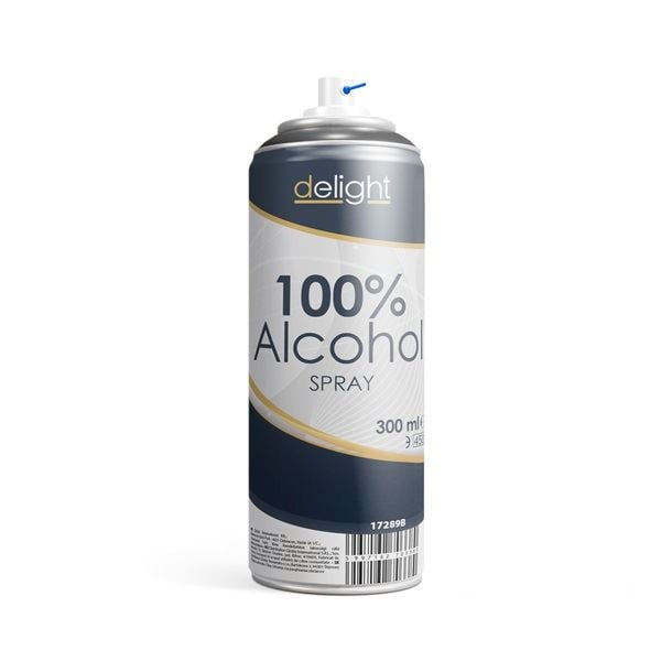 Delight 100% alkohol spray 300ml (17289B) Delight 100% alkohol spray 300ml (17289B)