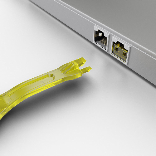 LINDY RJ45 Port Blocker key Sárga