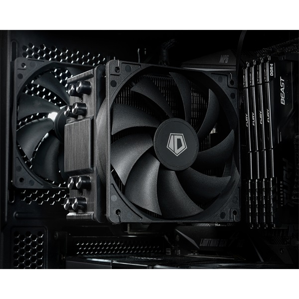 ID-Cooling  SE-214-XT BLACK 13.8-30,5dB 12cm PWM LED CPU Cooler 