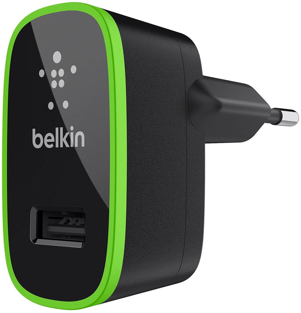 Belkin asztali töltő 2.1A fekete-zöld (F8J052CWBLK) Belkin asztali töltő 2.1A fekete-zöld (F8J052CWBLK)