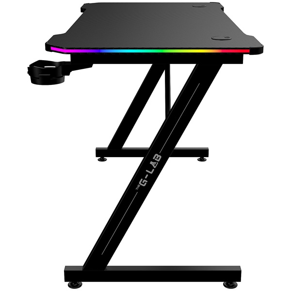 The G-Lab K-Desk-Electron-EX RGB Gaming Desk Fekete