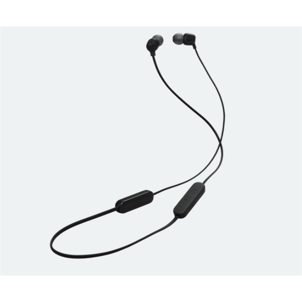 JBL T135BT BLK, vezeték nélküli fülhallgató, fekete, Bluetooth, 25 óra üzrmidő, JBL Pure Bass, kihangosítás
