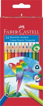 Faber-Castell Papagáj színes ceruza készlet 24 különböző szín (116544)