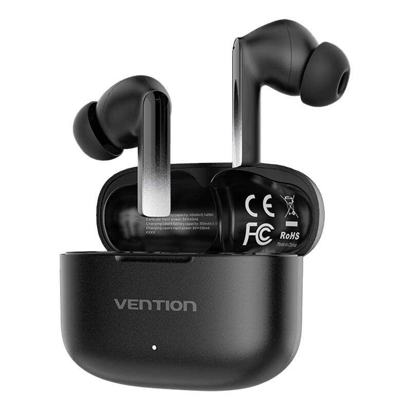 Vention NBIB0 Elf Earbuds E04 Wireless Fekete