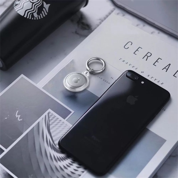 Haffner FN0390 Apple AirTag átlátszó szilikon védőtok