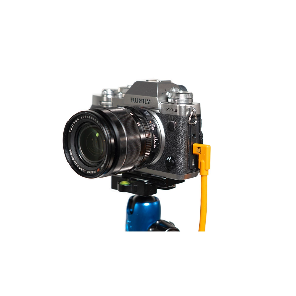 Tether Tools TetherPro Dual Right-Angle USB-C kábel Narancs 