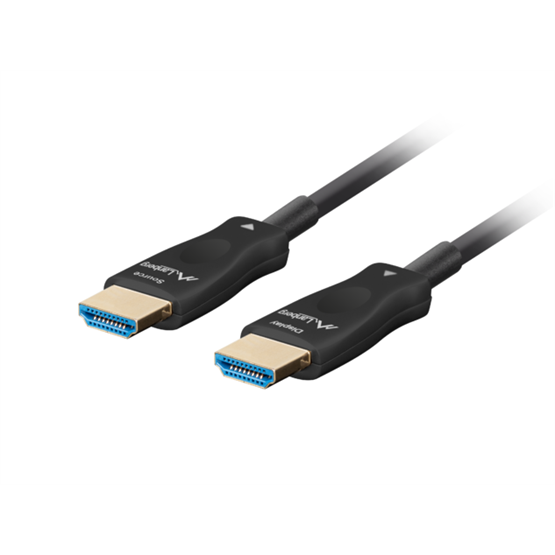 Lanberg HDMI v2.1 M/M 8K@60Hz DSC használatával, összekötő AOC kábel   30 méter