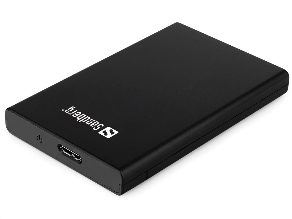Sandberg 2.5" külső merevlemez ház USB 3.0 SATA  fekete (133-89)