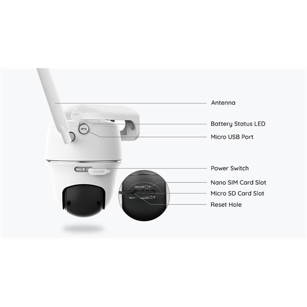 Reolink Go PT Plus IP kamera + napelem