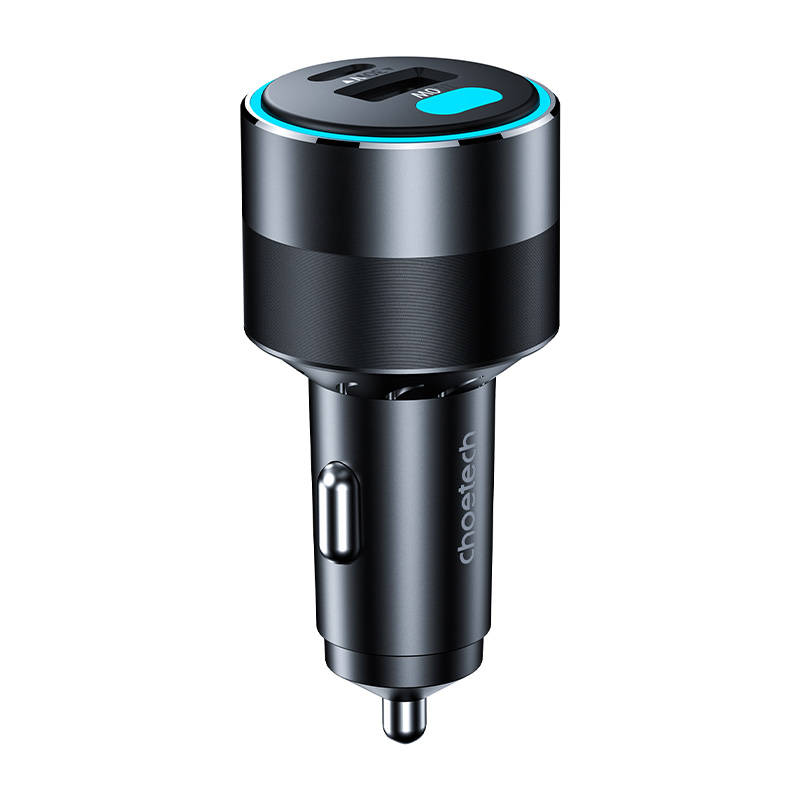 Choetech TC0011 car charger 130W 2x USB C 1x USB A (black) Choetech TC0011 car charger 130W 2x USB C 1x USB A (black)