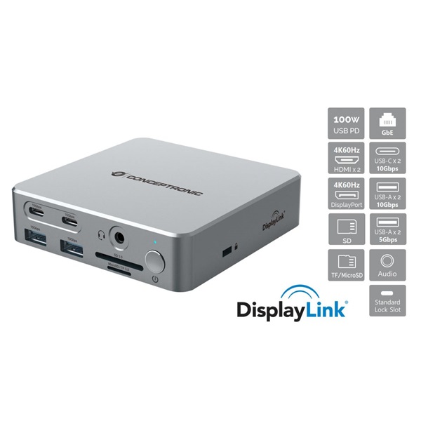 Conceptronic DONN25G  Notebook Dokkoló 