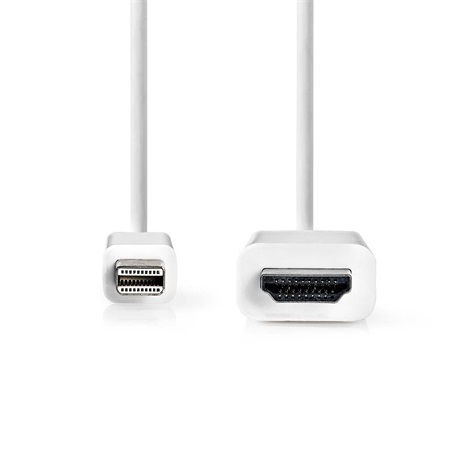 Nedis CCGL37600WT20 MINI DISPLAYPORT - HDMI KÁBEL 2 M Nedis CCGL37600WT20 MINI DISPLAYPORT - HDMI KÁBEL 2 M