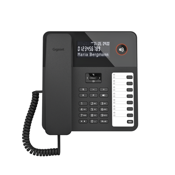 GIGASET Telefon DESK 600 Fekete GIGASET Telefon DESK 600 Fekete