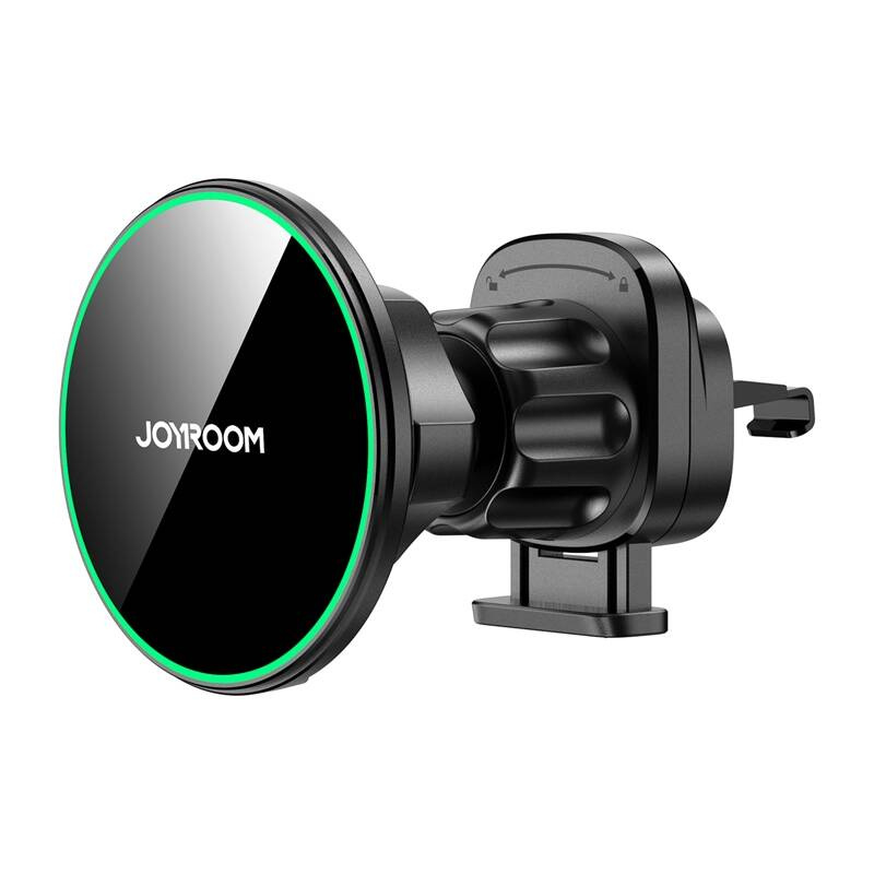 Joyroom JR-ZS412 Mágneses vezeték nélküli autós töltőtartó Fekete