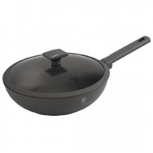 Berlinger Haus BH/8124 Antracit Collection 28 cm wok serpenyő fedővel Berlinger Haus BH/8124 Antracit Collection 28 cm wok serpenyő fedővel
