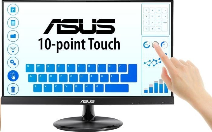 22" ASUS VT229H LED érintőképernyős monitor fekete 22" ASUS VT229H LED érintőképernyős monitor fekete