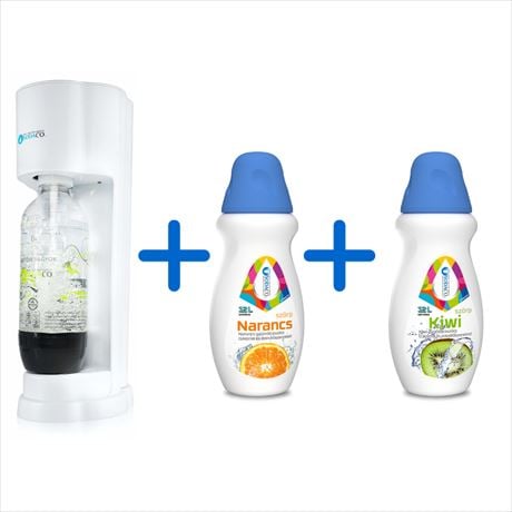 Sodaco R100W Royal szódagép fehér + 2db szörp (R100WAC)