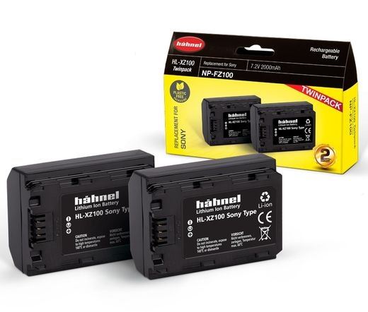 Hahnel HL-XZ100 Twin Pack akkumulátor szett (Sony NP-FZ100 2000mAh) (1000 160.5) Hahnel HL-XZ100 Twin Pack akkumulátor szett (Sony NP-FZ100 2000mAh) (1000 160.5)