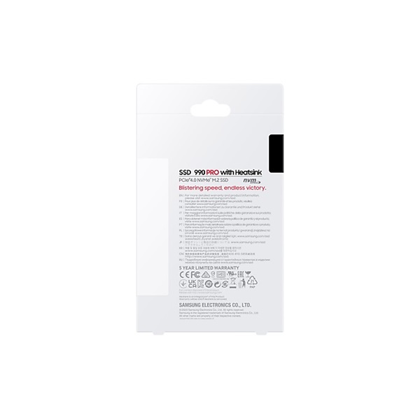 Samsung 4TB M.2 2280 NVMe 990 Pro with Heatsink SSD