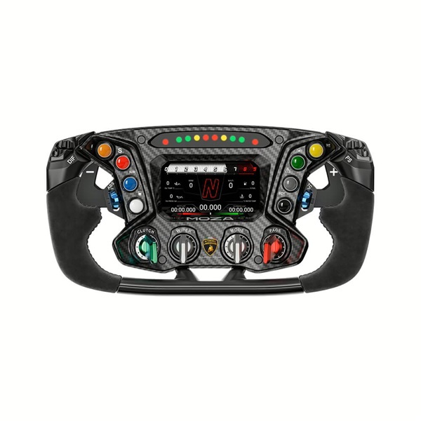 Moza Racing kiegészítő  ESSENZA SCV12 Kormánykerék  Shifter LED RGB érintőkijelző bőr markolat 