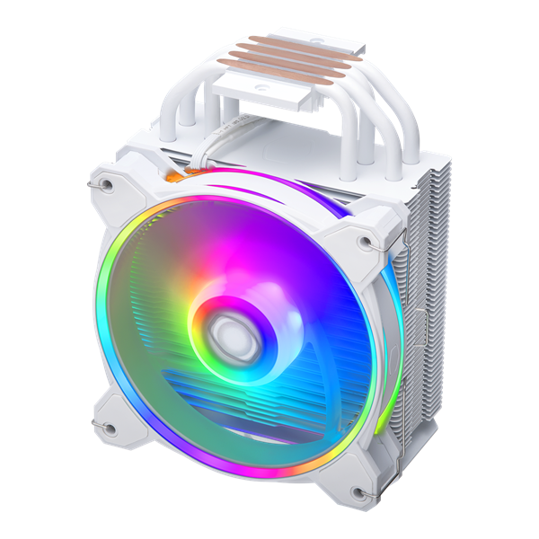 COOLER MASTER  HYPER 212 HALO WHITE ARGB LGA1700 támogatással  CPU hűtő fehér