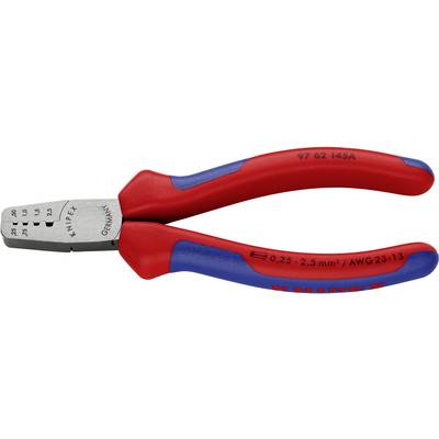 Krimpelő fogó érvéghüvelyekhez 145 mm, polírozott fej, Knipex 97 62 145 A Krimpelő fogó érvéghüvelyekhez 145 mm, polírozott fej, Knipex 97 62 145 A