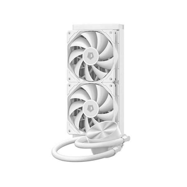 ID-Cooling FX240 PRO WHITE  25dB  max. 140,16 m3/h  2x12cm CPU Water Cooler Fehér