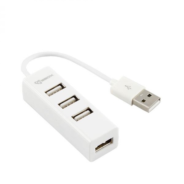Sbox H-204W 4 portos fehér USB HUB Sbox H-204W 4 portos fehér USB HUB