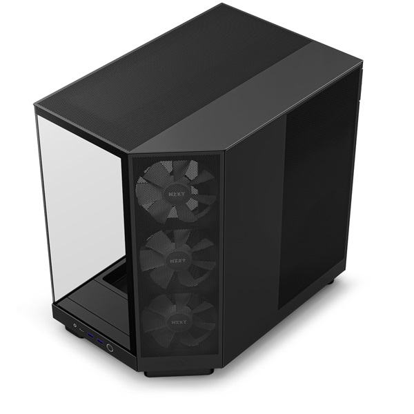 NZXT H6 Flow RGB (2023) fekete (táp nélküli) ablakos ATX ház NZXT H6 Flow RGB (2023) fekete (táp nélküli) ablakos ATX ház