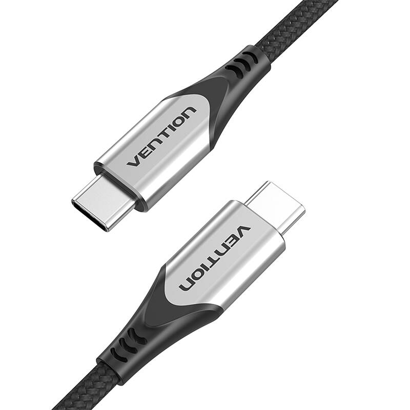 USB-C - USB-C 60W kábel Vention TAAHD 0.5m (szürke) USB-C - USB-C 60W kábel Vention TAAHD 0.5m (szürke)