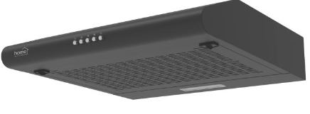 HOME KPE 5019B STORM 190 m3/h 38 W 50 cm  konyhai páraelszívó fekete 