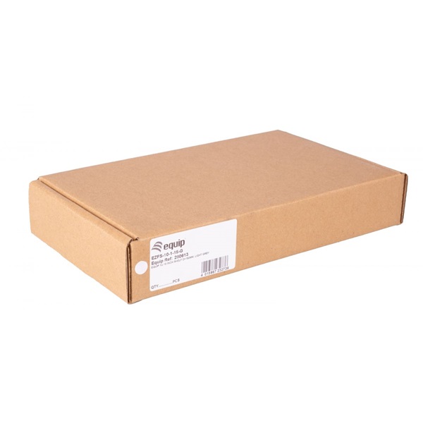 Equip Rackszekrény kiegészítő EZFS-10-1-15-G  Fix polc 10"  1U  Mélység: 150mm Szürke 