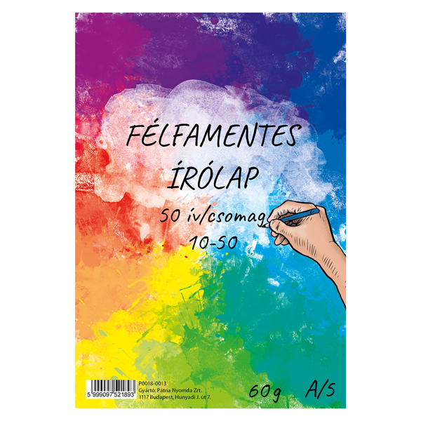10-50 félfamentes írólap 10-50 félfamentes írólap