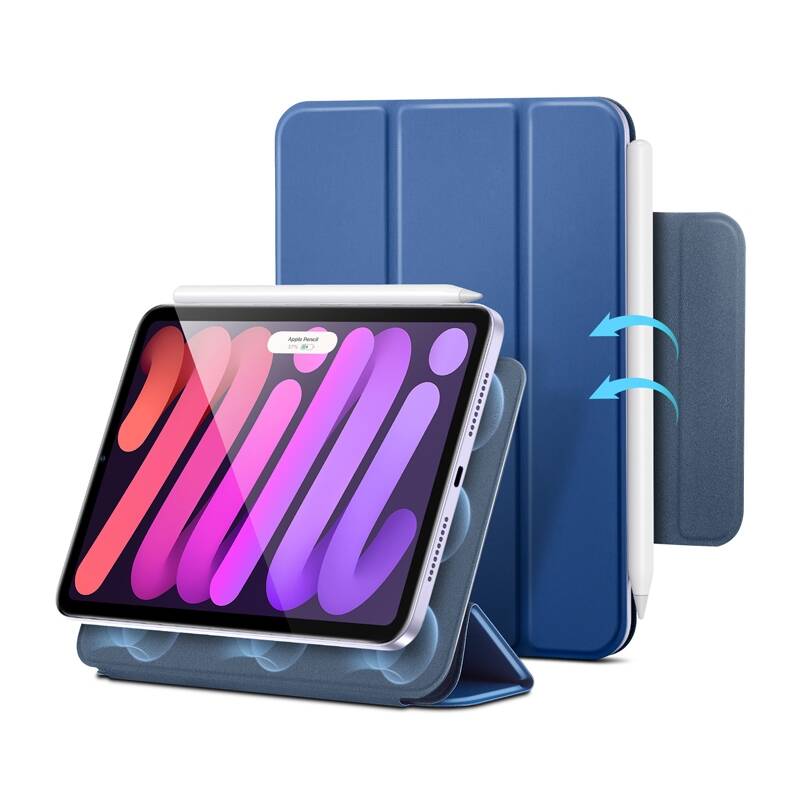 ESR Rebound mágneses tok iPad mini 6/A17 Pro készülékhez Kék 