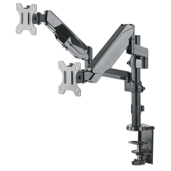Manhattan Univerzális gázrugó-figyelő Mount Asztali konzol 17"-32" Ezüst
