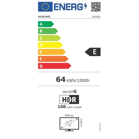 Hisense 55" 55A6Q 4K UHD Smart LED TV