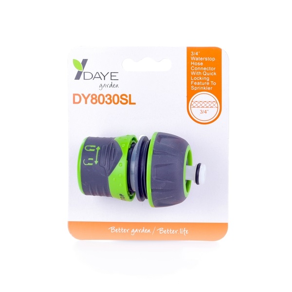 Daye DY8030SL 3/4" gyors tömlőcsatlakozó vízmegállító rendszerrel