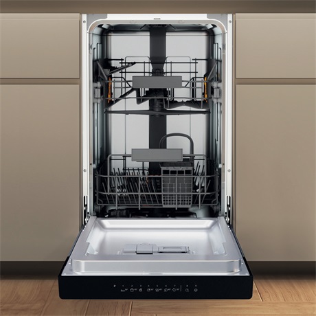 Whirlpool WH3UC10BS7A0X 10 terítékes keskeny beépíthető mosogatógép Whirlpool WH3UC10BS7A0X 10 terítékes keskeny beépíthető mosogatógép