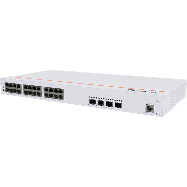 Huawei S310-24P4X eKit 24x1000Mbps (400W POE+) + 4x10GE (SFP+) + 1konzol port iStack  Layer2+ managed Rackes Switch 