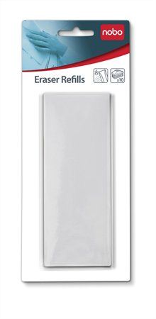 Refill táblatörlőhöz, filces, 10 db, NOBO Refill táblatörlőhöz, filces, 10 db, NOBO