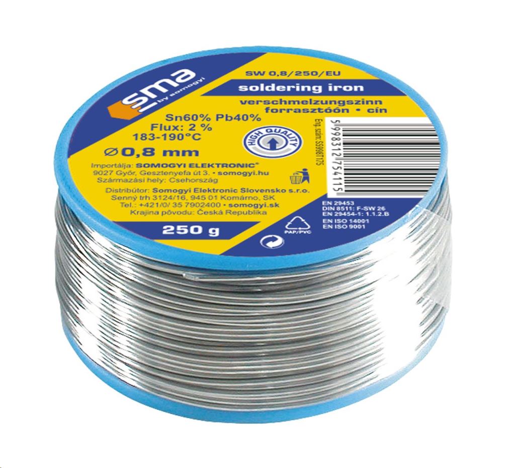 Somogyi Forrasztóón 0,8/250g  (SW 0,8/250)