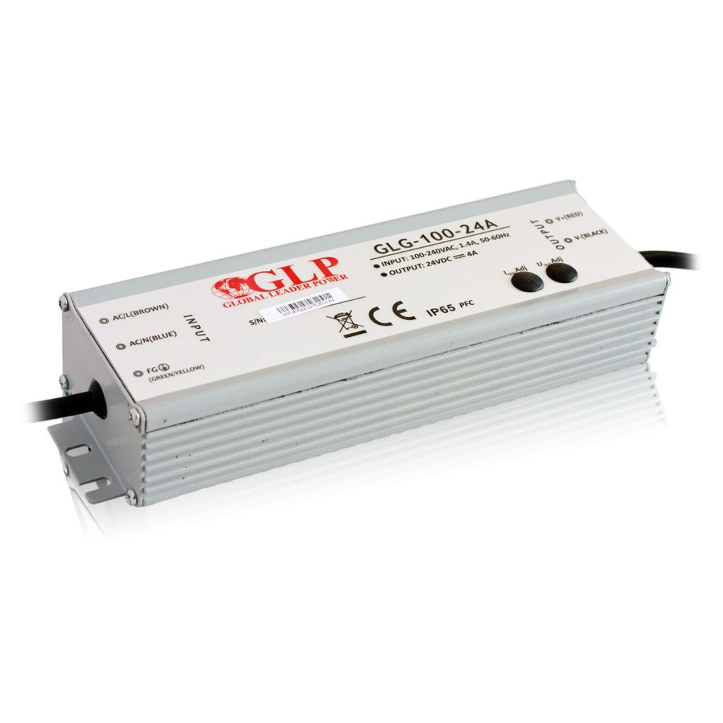 GLP GLG-100-24A 24V/4.2A 100W IP65 PFC szűrős LED tápegység GLP GLG-100-24A 24V/4.2A 100W IP65 PFC szűrős LED tápegység