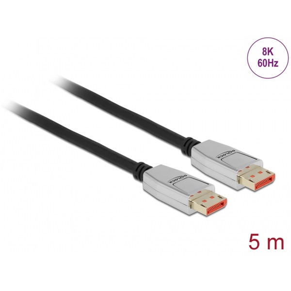 Delock 87043 5m DisplayPort 8K 60Hz kábel Delock 87043 5m DisplayPort 8K 60Hz kábel